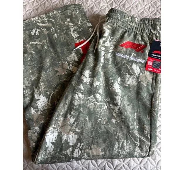 Formula 1 Racing Division Camo Sweatpants Womens XL Green F1 Hybrid Apparel NWT - Picture 3 of 7